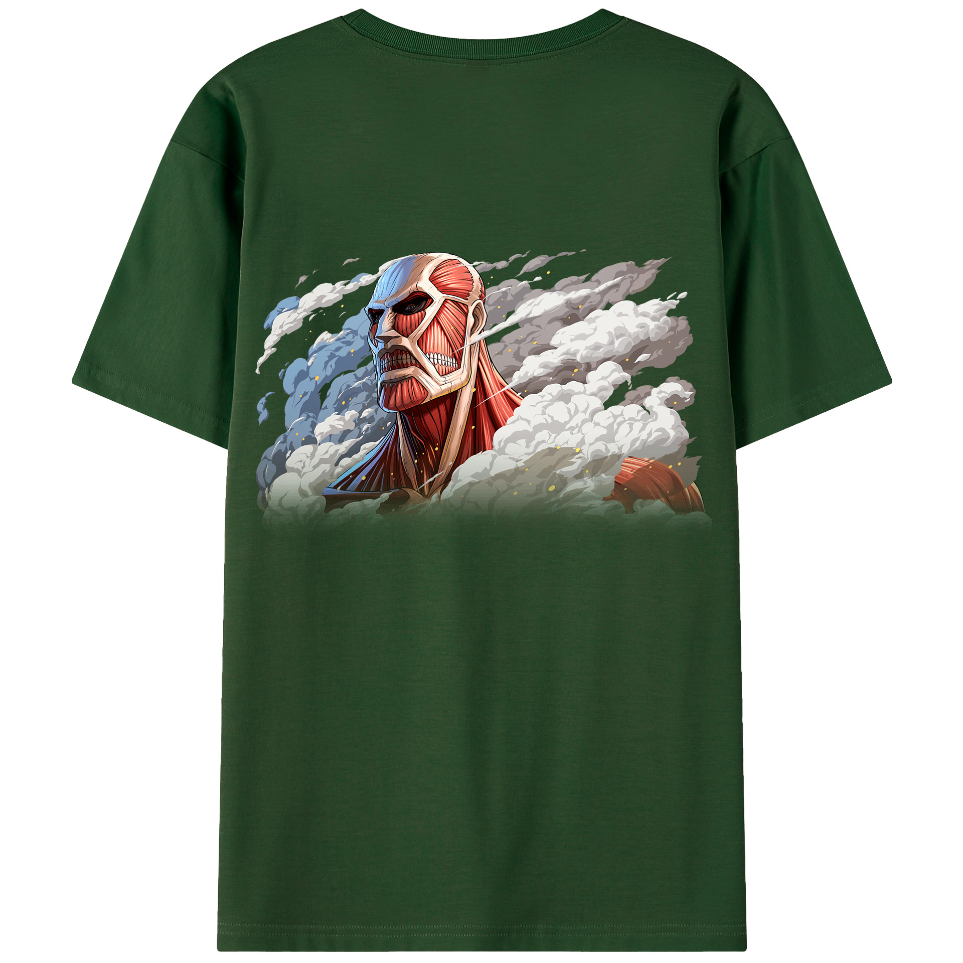 （画像用） 進撃の巨人 Attack on Titan 綿100％半袖Tシャツ（背面プリント）